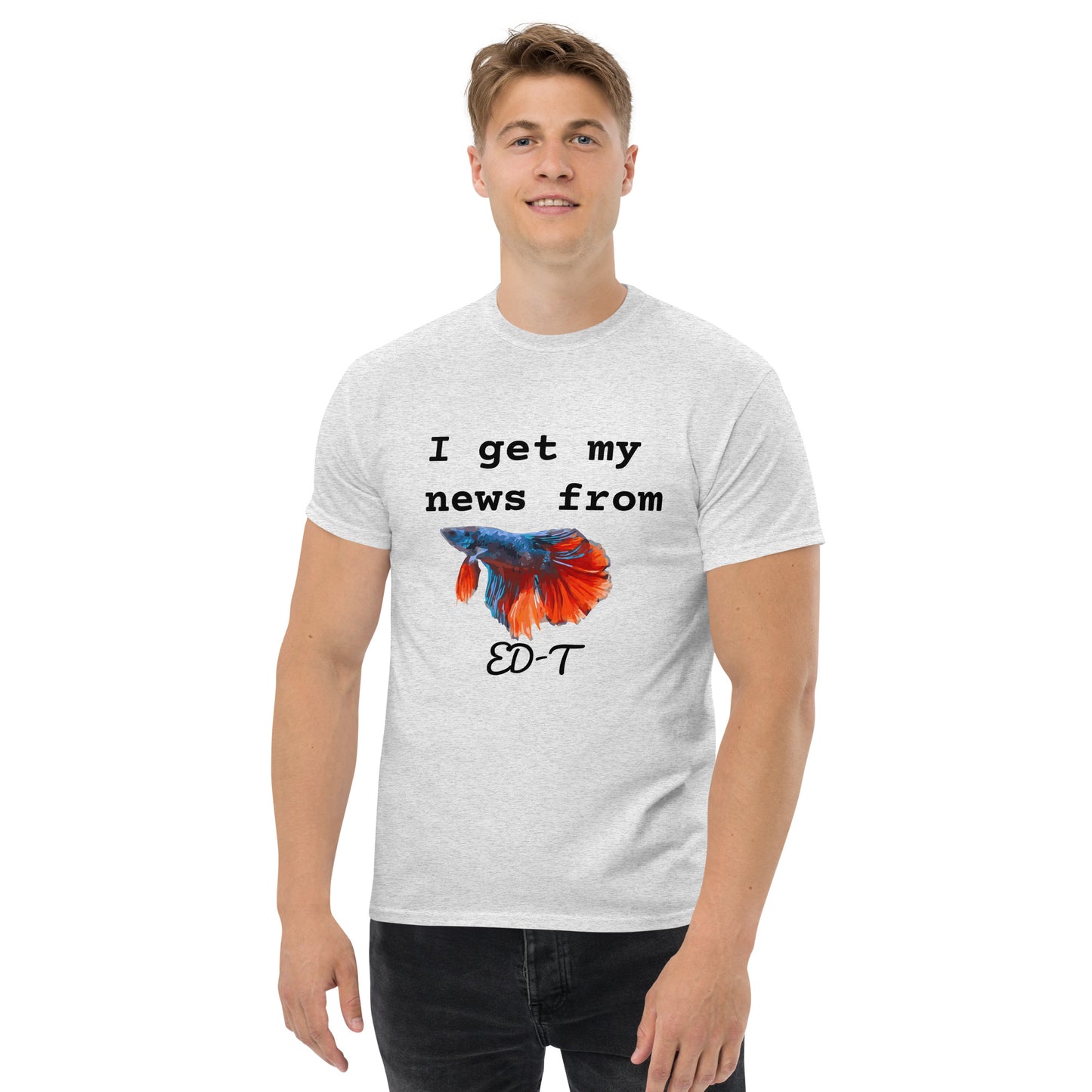 I get my news from ED-T Embracing Digital Transformation fish