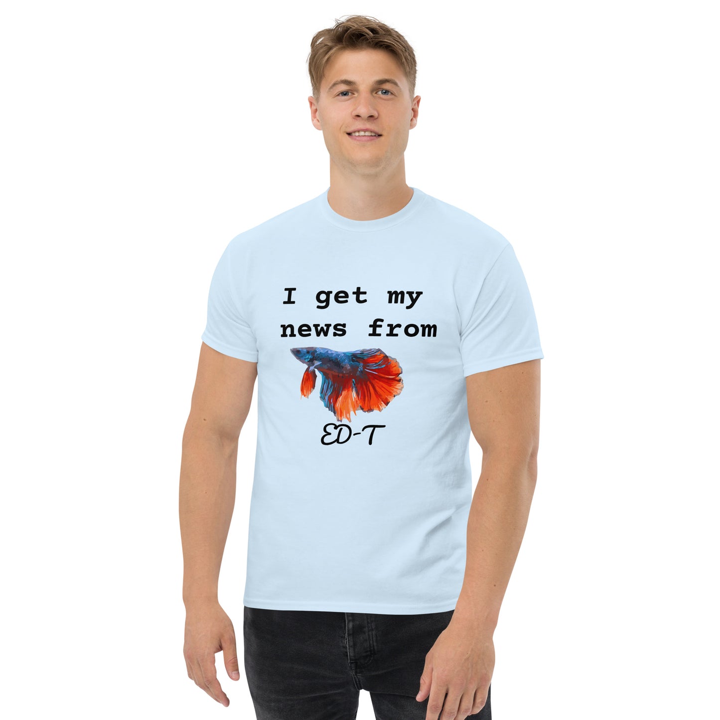 I get my news from ED-T Embracing Digital Transformation fish