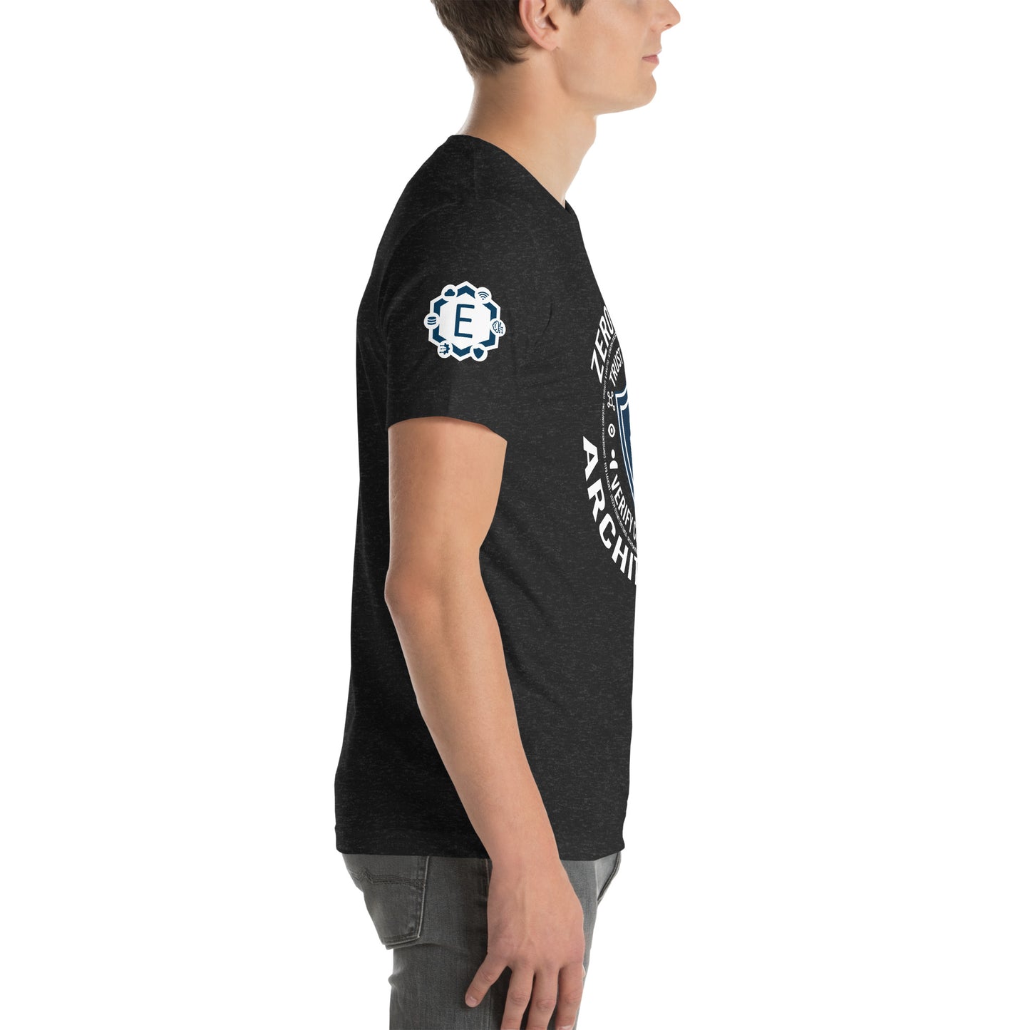 Zero Trust Architecture for cybersecurity professional T-Shirt - White and Dark