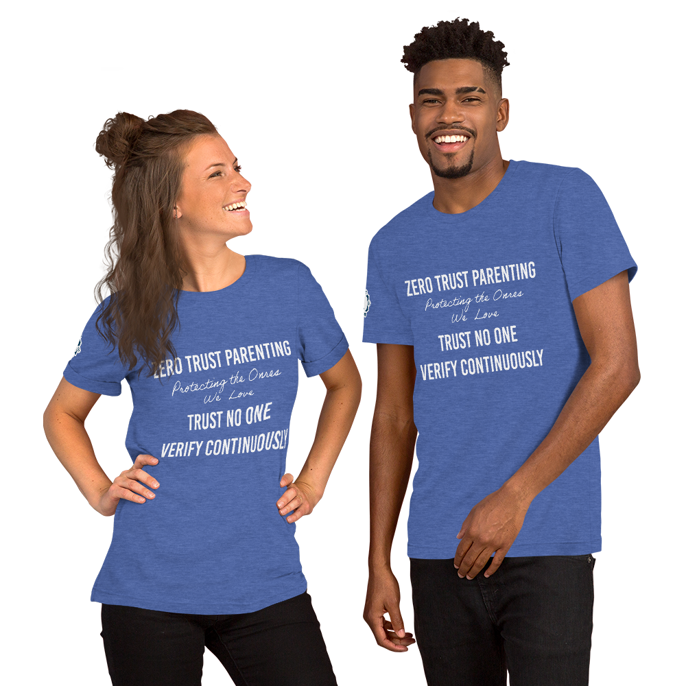 Zero Trust Parenting Cybersecurity Professional Dark Colors