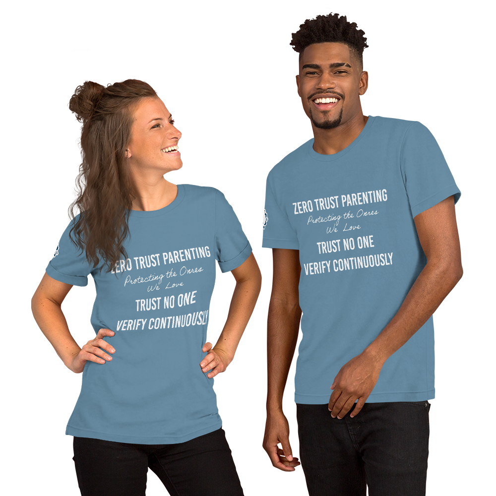Zero Trust Parenting Cybersecurity Professional Dark Colors