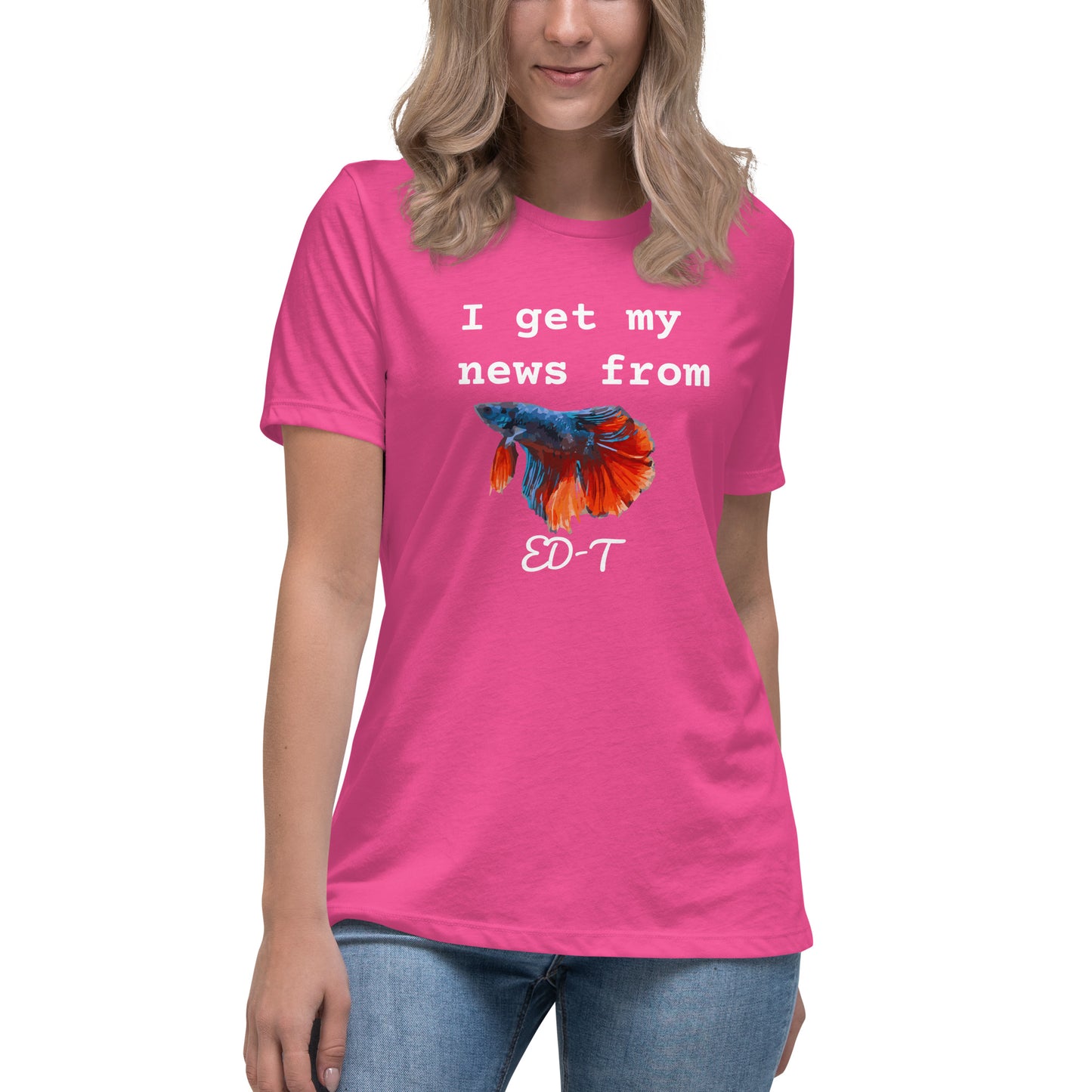 I get my news from ED-T Women's T-shirt