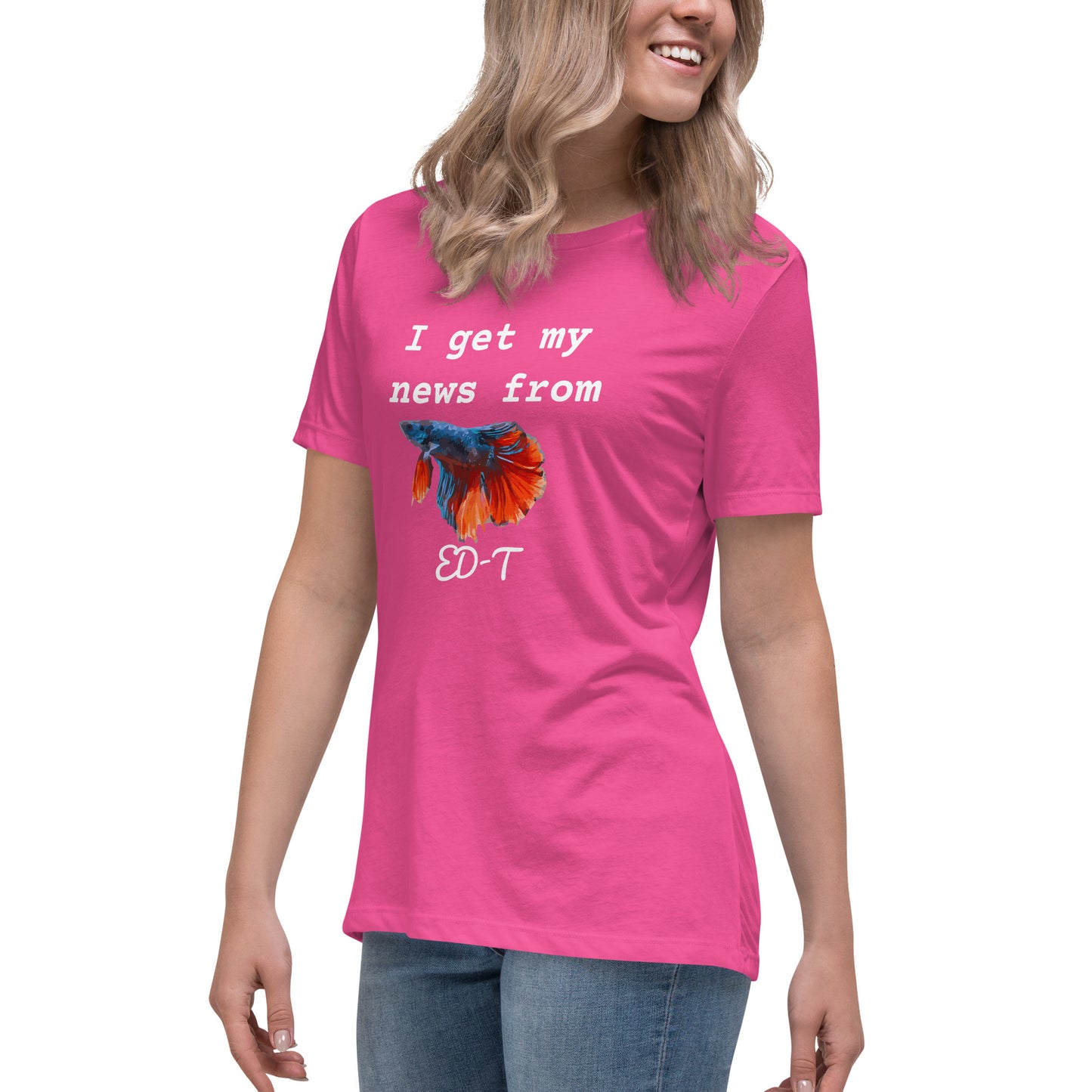 I get my news from ED-T Women's T-shirt