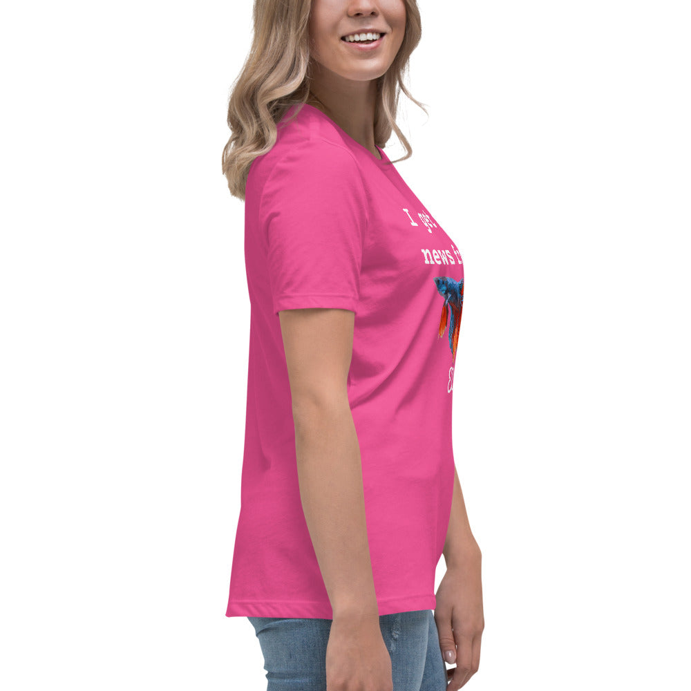 I get my news from ED-T Women's T-shirt