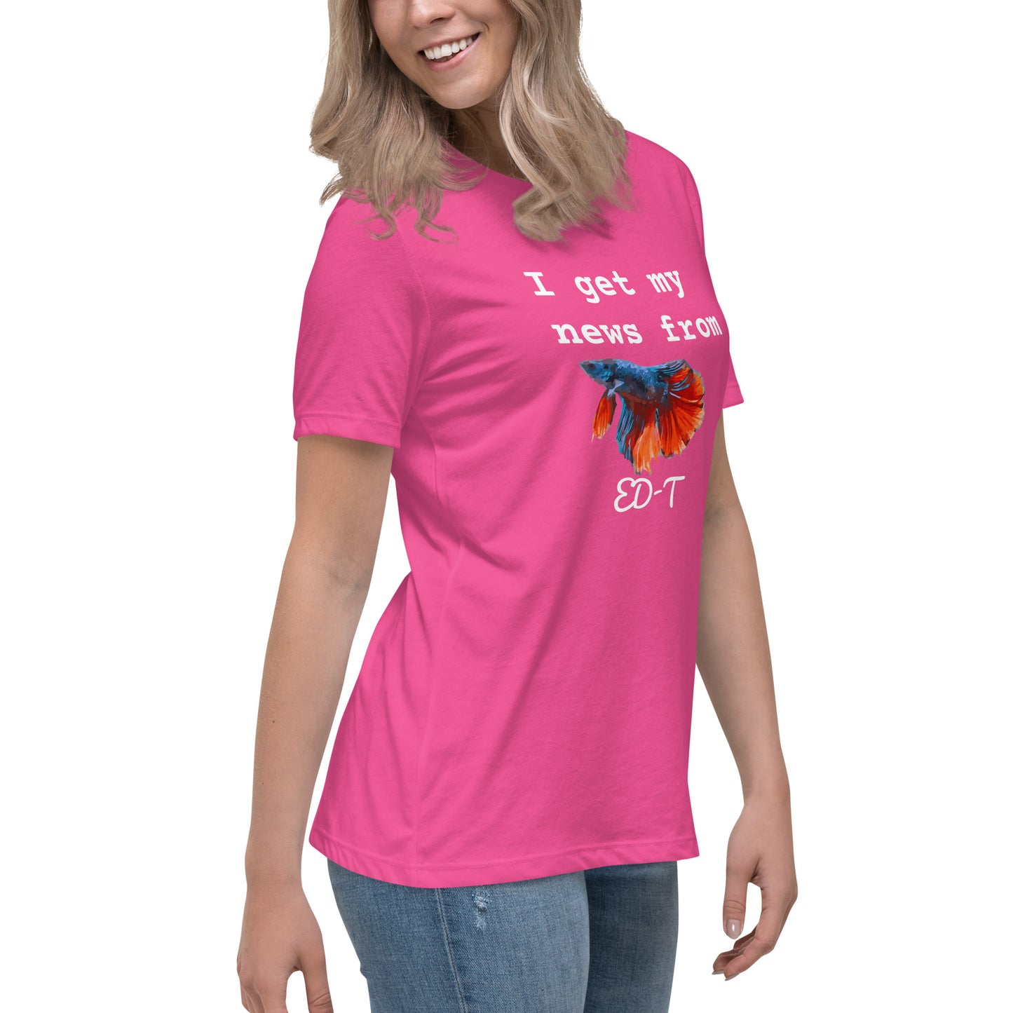 I get my news from ED-T Women's T-shirt