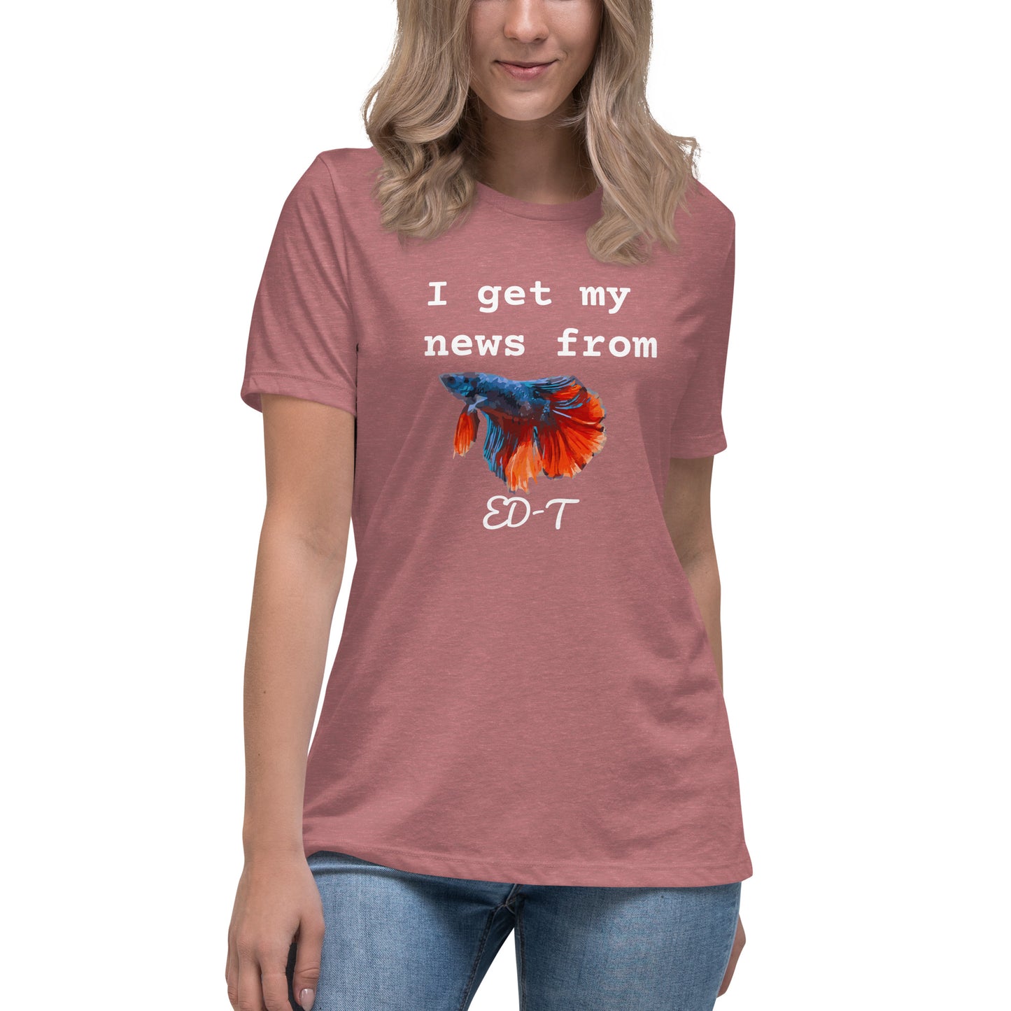 I get my news from ED-T Women's T-shirt