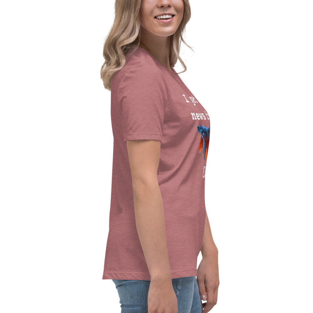 I get my news from ED-T Women's T-shirt