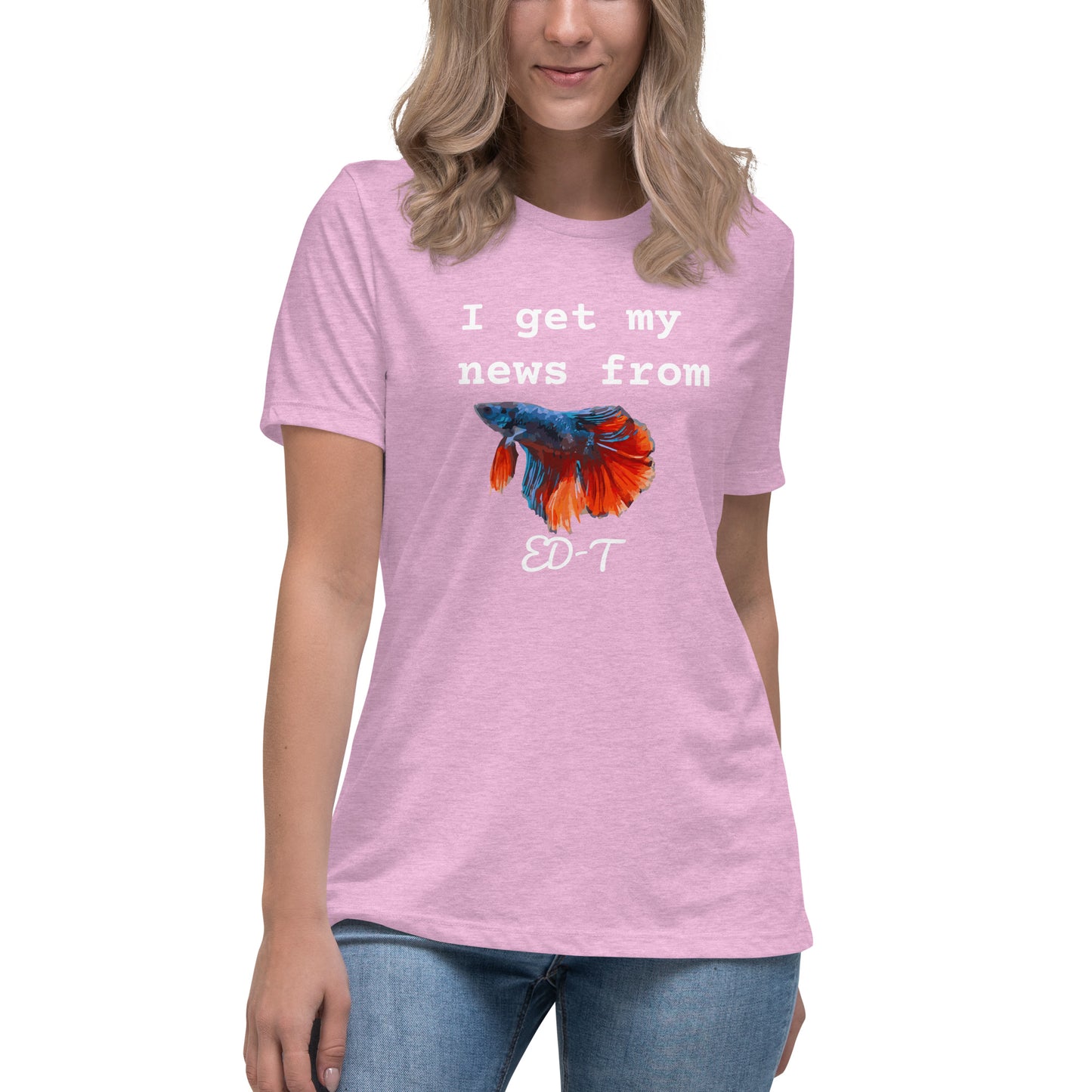 I get my news from ED-T Women's T-shirt