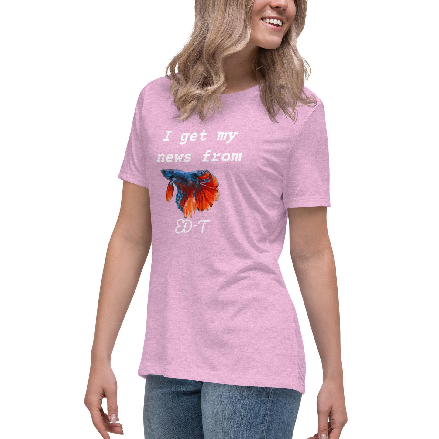 I get my news from ED-T Women's T-shirt