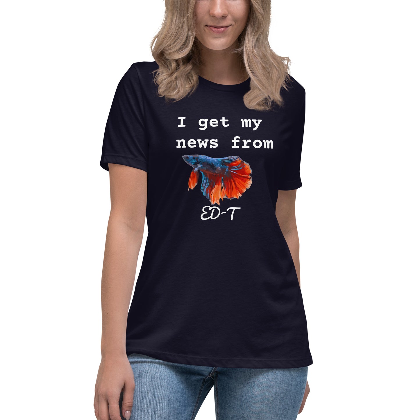 I get my news from ED-T Women's T-shirt