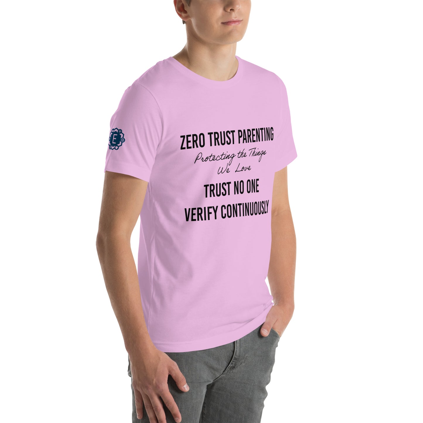 Zero-Trust Parenting Unisex t-shirt - CyberSecurity Professional