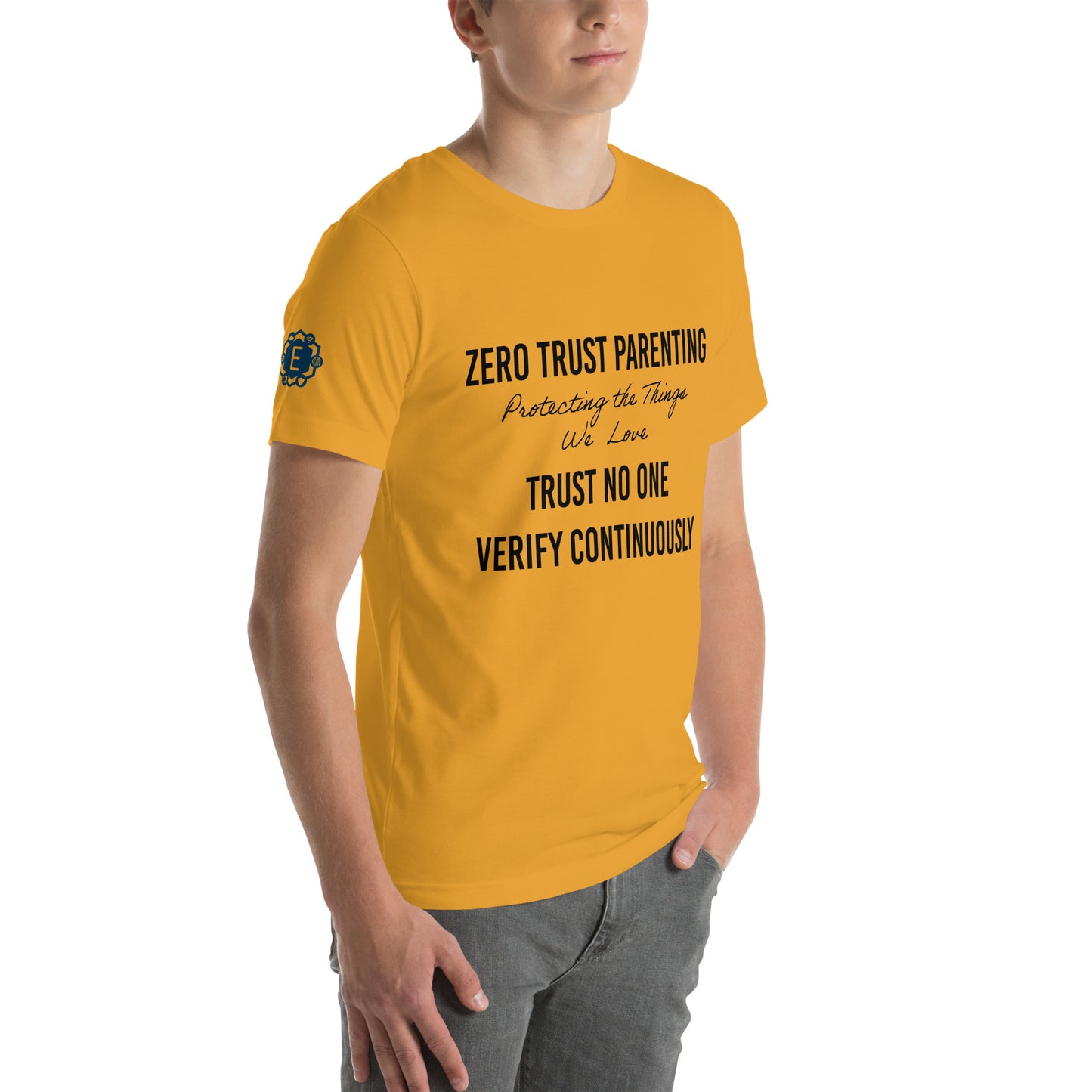 Zero-Trust Parenting Unisex t-shirt - CyberSecurity Professional